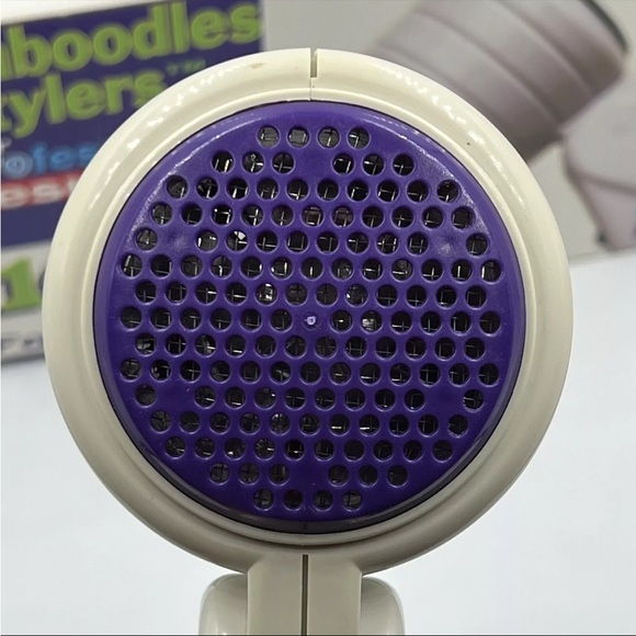 Vintage Caboodles Folding Hair Dryer With Box C-181 Mini Travel Dual Volt Tested - Picture 8 of 9